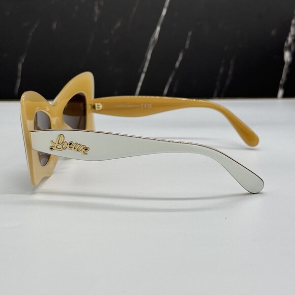 NEW LOEWE LW40140U 25E WOMEN SUNGLASSES BLACK CAT EYE LOEWE EYEWEAR - Picture 9 of 12